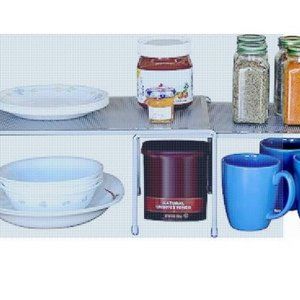 Decobrothers expandable shelf - silver